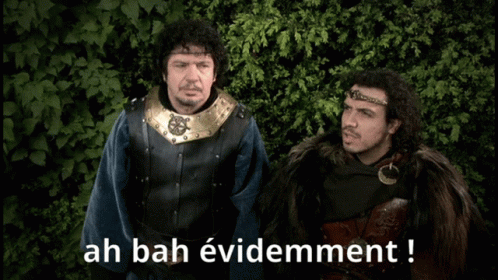 Gif Kaamelott Ah bah évidemment