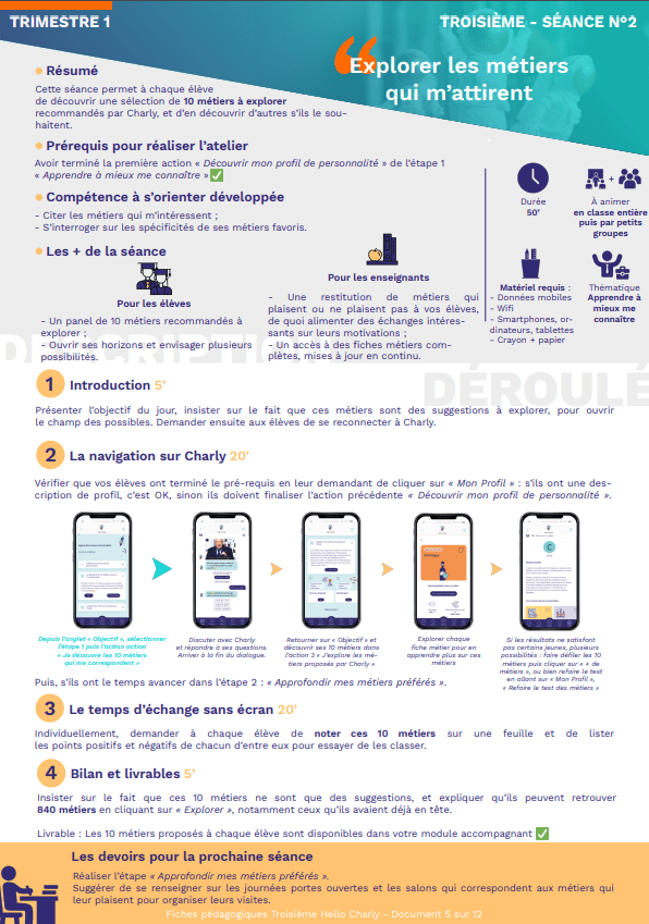 orientation en classe