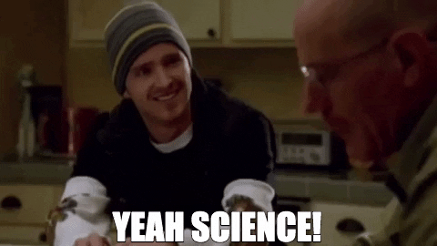 extrait de la série breaking bad, Jesse dit à Walter "Yeah, science !"