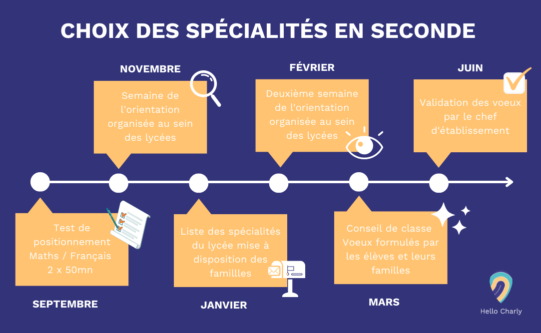Choix des spécialités au lycée